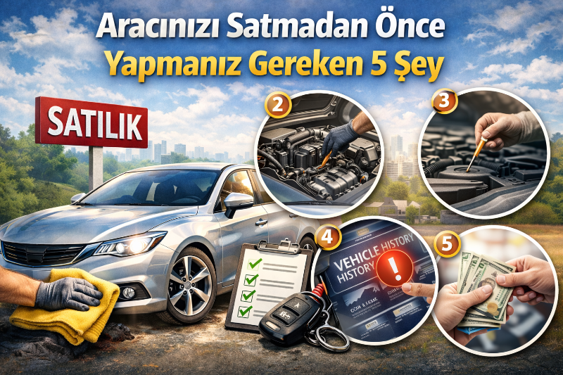 Aracınızı Satmadan Önce Yapmanız Gereken 5 Şey
